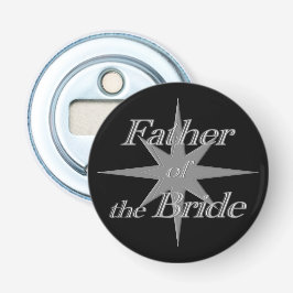 Vader van de Bride Button Flesopener