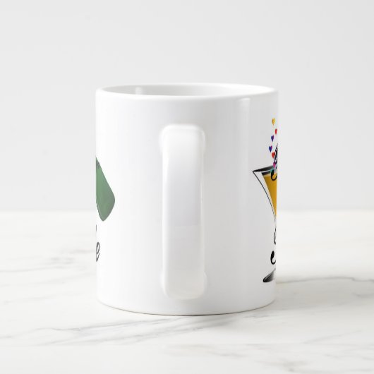 Vader van de Bride Champagne Toast Grote Koffiekop (Achterkant)