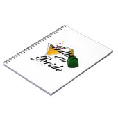 Vader van de Bride Champagne Toast Notitieboek (Linkerzijde)