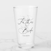 Vader van de Bride Chic Glas (Achterkant)