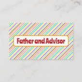 Vader van de Bride Contactkaartje (Voorkant)