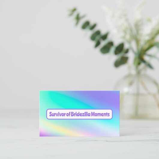 Vader van de Bride Contactkaartje (Staand voorkant)