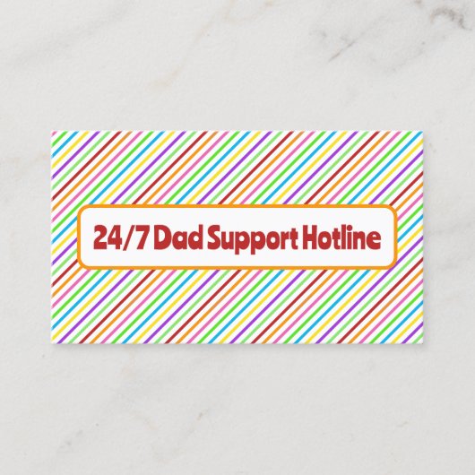 Vader van de Bride Contactkaartje (Voorkant)