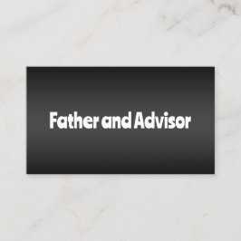 Vader van de Bride Contactkaartje