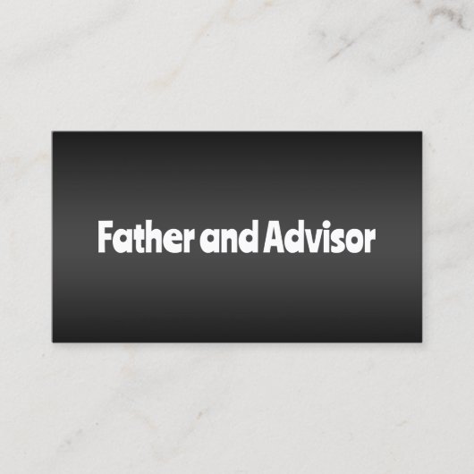 Vader van de Bride Contactkaartje (Voorkant)