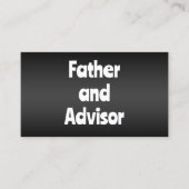 Vader van de Bride Contactkaartje (Voorkant)