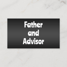 Vader van de Bride Contactkaartje