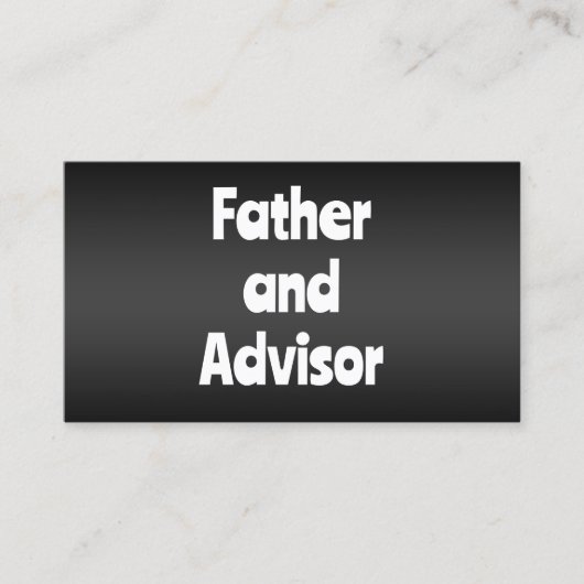 Vader van de Bride Contactkaartje (Voorkant)