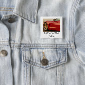 Vader van de Bride Corvette Vierkante Button 5,1 Cm (In situ)
