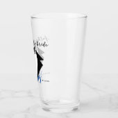 Vader van de Bride Dank u Gift Tuxedo Pint Glas (Links)