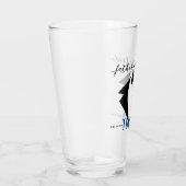 Vader van de Bride Dank u Gift Tuxedo Pint Glas (Rechts)