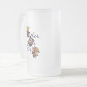 Vader van de bride Floral Matglas Bierpul (Voorkant links)