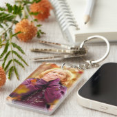 Vader van de Bride Foto Sleutelhanger (Voorkant Rechts)