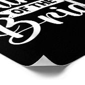Vader van de Bride Funny Wedding Bachelor Party Poster (Hoek)