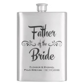 Vader van de Bride - Funny Wedding Party Gift Heupfles (Voorkant)