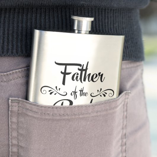 Vader van de Bride - Funny Wedding Party Gift Heupfles (Voorbeeld)