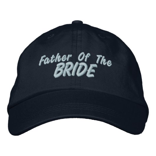 Vader van de Bride Geborduurde Pet (Voorkant)
