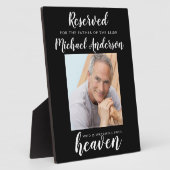 Vader van de Bride Gereserveerde Heaven Foto Fotoplaat (Zijkant)