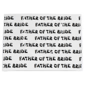 "Vader van de Bride" Gift Bag Groot Cadeauzakje (Voorkant)