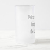 Vader van de bride Gift Beer Stein Matglas Bierpul (Center)