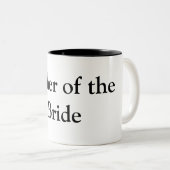 Vader van de Bride Gifts Tweekleurige Koffiemok (Voorkant rechts)