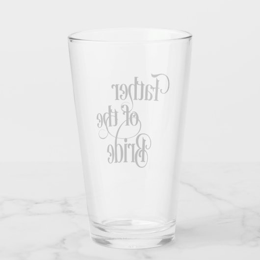 Vader van de Bride Glas (Achterkant)