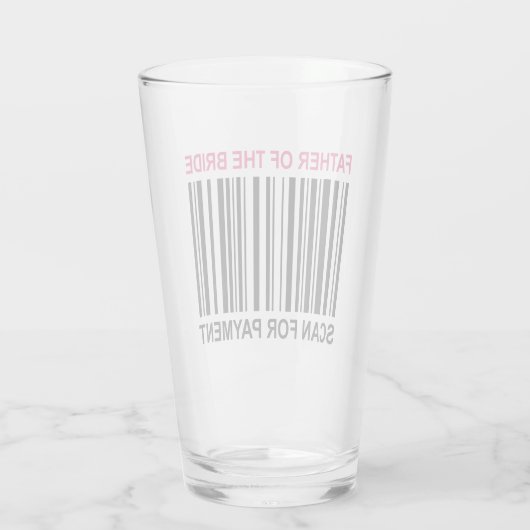 Vader van de Bride Glas (Achterkant)