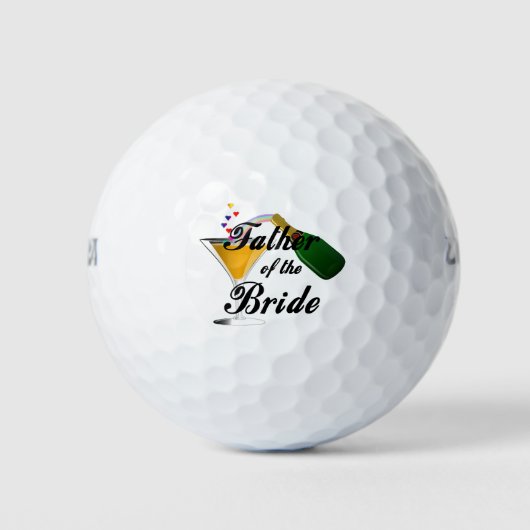 Vader van de Bride Golfballen (Voorkant)