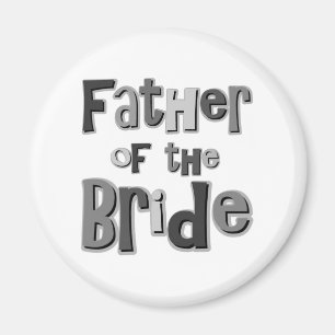 Vader van de Bride Gray Magneet