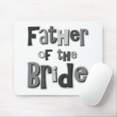 Vader van de Bride Gray Muismat (Met muis)