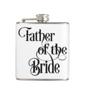 Vader van de Bride Heupfles (Voorkant)