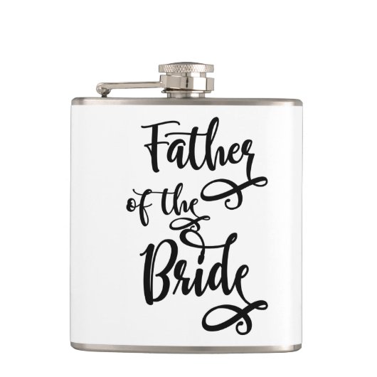 Vader van de Bride Heupfles (Voorkant)