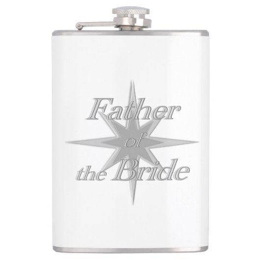 Vader van de Bride Heupfles (Voorkant)