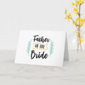 Vader van de Bride Kaart (Gele Bloem)