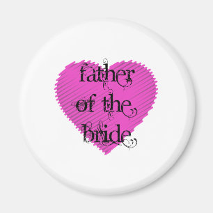 Vader van de Bride Magneet