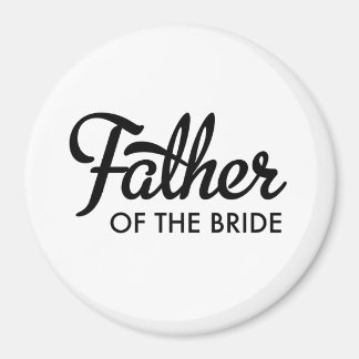 Vader van de Bride Magneet
