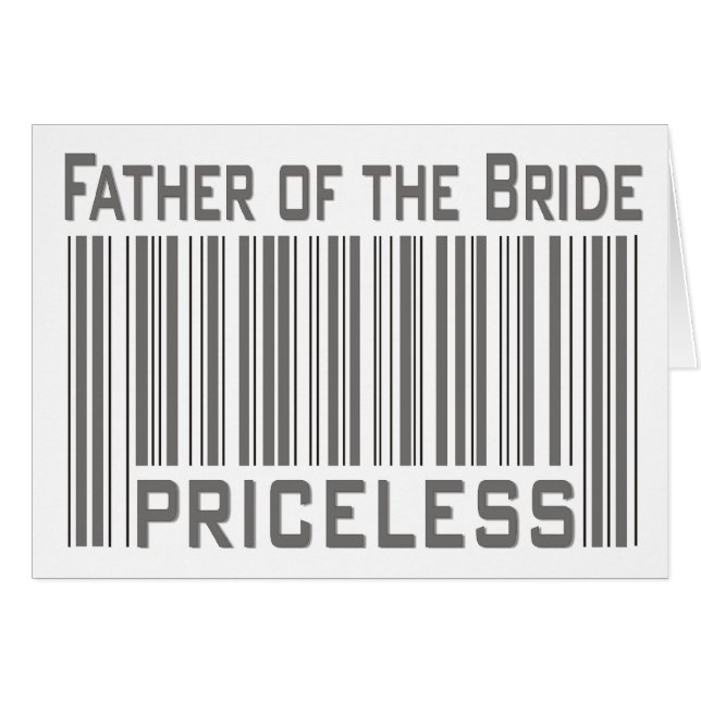 Vader van de Bride Priceless (Voorkant Horizontaal)