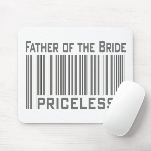 Vader van de Bride Priceless Muismat (Met muis)