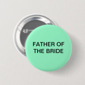 VADER VAN DE BRIDE RONDE BUTTON 5,7 CM (Voorkant /achterkant)