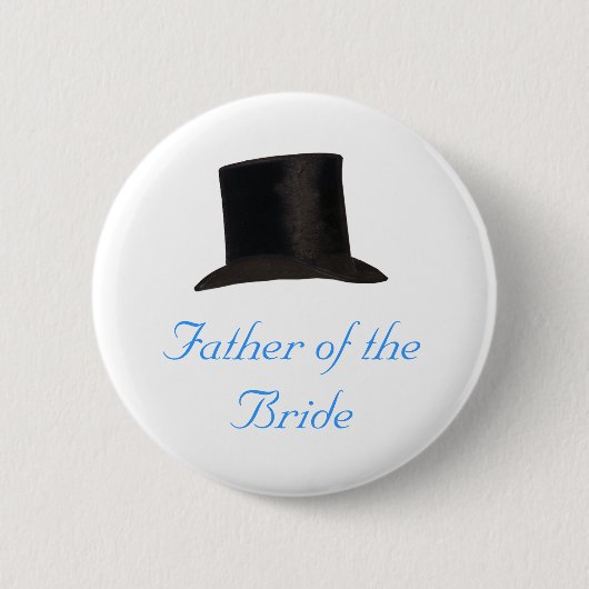 Vader van de Bride Ronde Button 5,7 Cm (Voorkant)