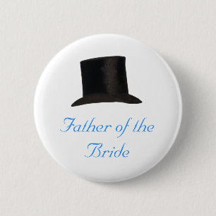 Vader van de Bride Ronde Button 5,7 Cm