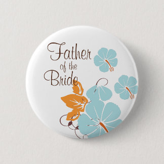Vader van de Bride Ronde Button 5,7 Cm