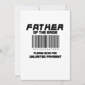 Vader van de Bride Scannen op betaling (Voorkant)