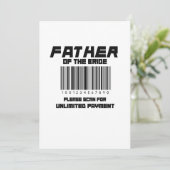 Vader van de Bride Scannen op betaling (Staand voorkant)