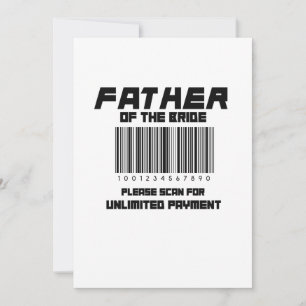 Vader van de Bride Scannen op betaling