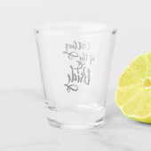 Vader van de Bride Shot Glas (Achterkant)