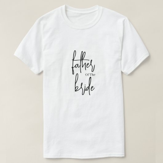 Vader van de Bride T-shirt (Design voorkant)