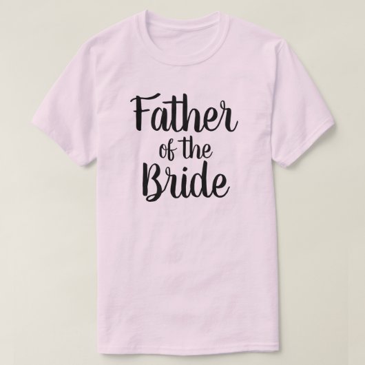 Vader van de Bride T-shirt (Design voorkant)