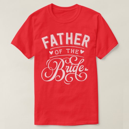 Vader van de Bride T-shirt (Design voorkant)