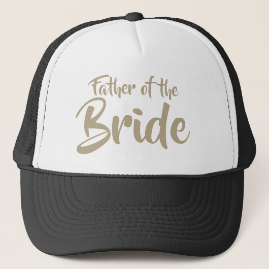 Vader van de Bride Trucker Hat Pet (Voorkant)